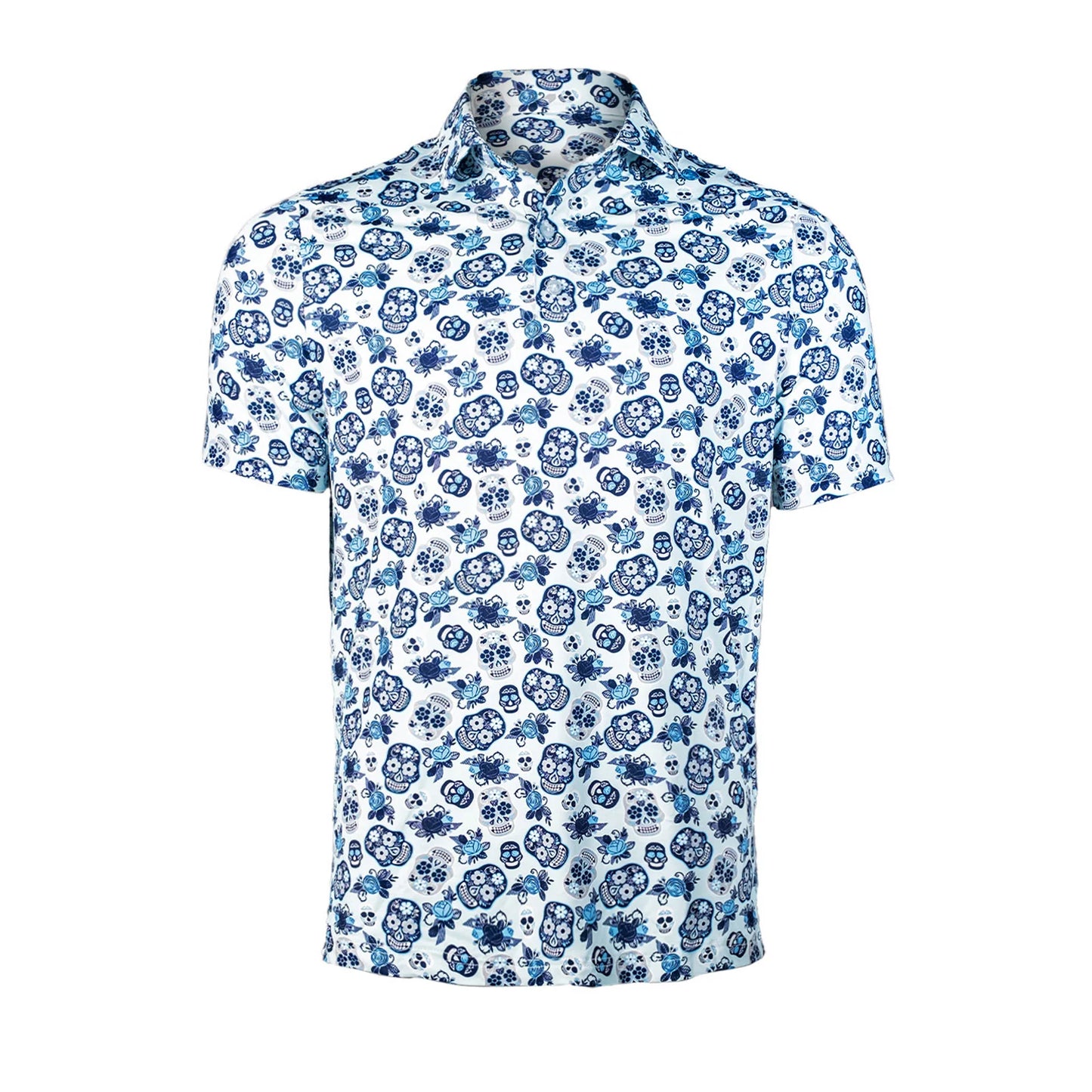 1764 Sugar Dance Polo - Sky Blue